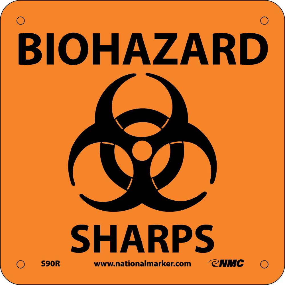Biohazard Sharps Sign-eSafety Supplies, Inc