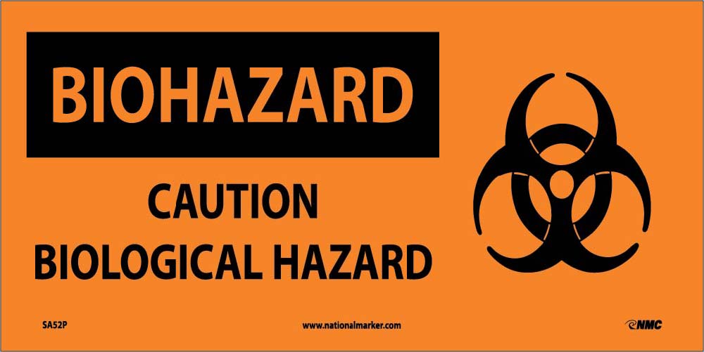 Biohazard Caution Biological Hazard Sign-eSafety Supplies, Inc