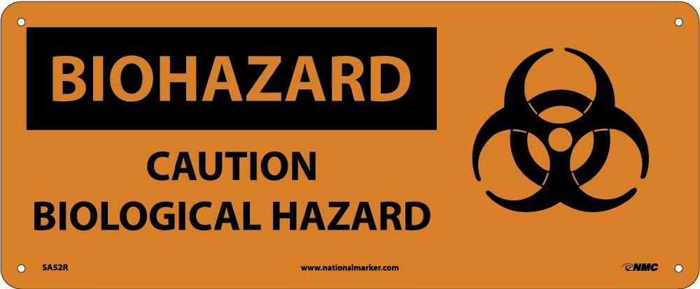 Biohazard Caution Biological Hazard Sign-eSafety Supplies, Inc