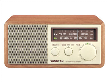 Sangean-FM / AM Analog Wooden Cabinet Receiver-eSafety Supplies, Inc