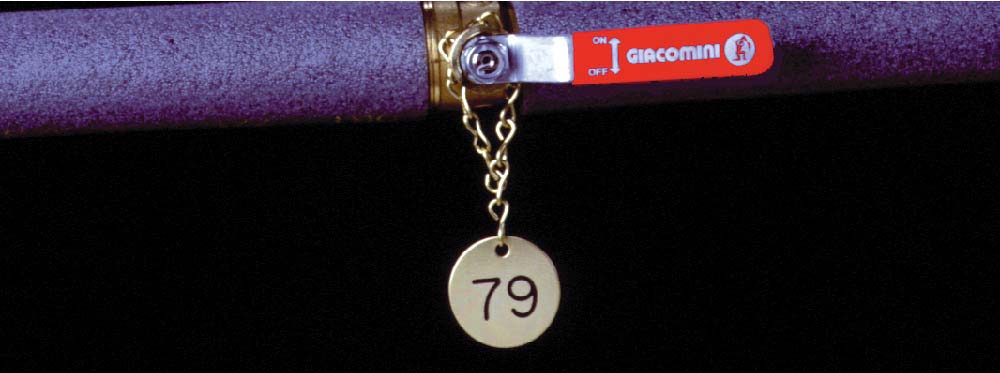 Numbered Brass Valve Tags 76-100 - Pack of 25-eSafety Supplies, Inc