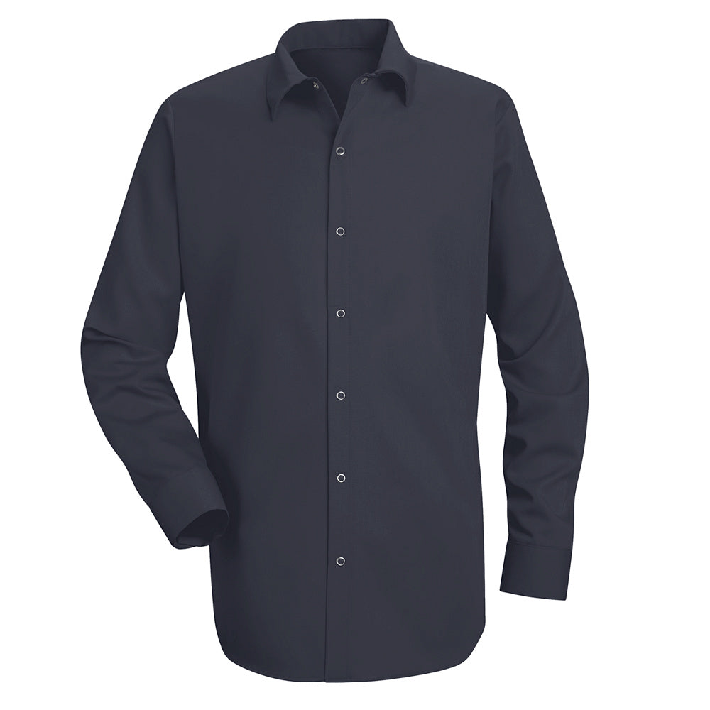 Red Kap Men's Specialized Cotton Work Shirt SC16 - Navy-eSafety Supplies, Inc