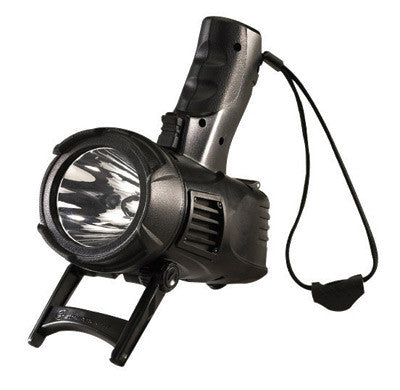 Streamlight Black Waypoint Non-Rechargeable Pistol Grip Spotlight With 12V DC Power Cord-eSafety Supplies, Inc