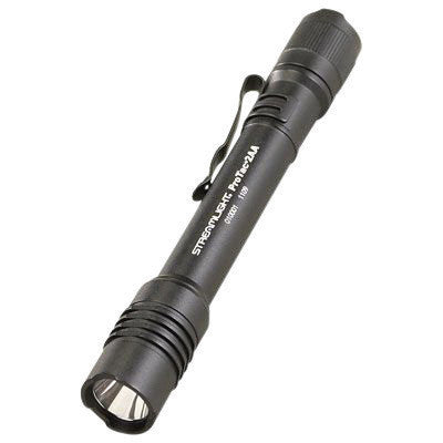 Streamlight Black ProTac Professional Tactical Flashlight With Removable Pocket Clip-eSafety Supplies, Inc
