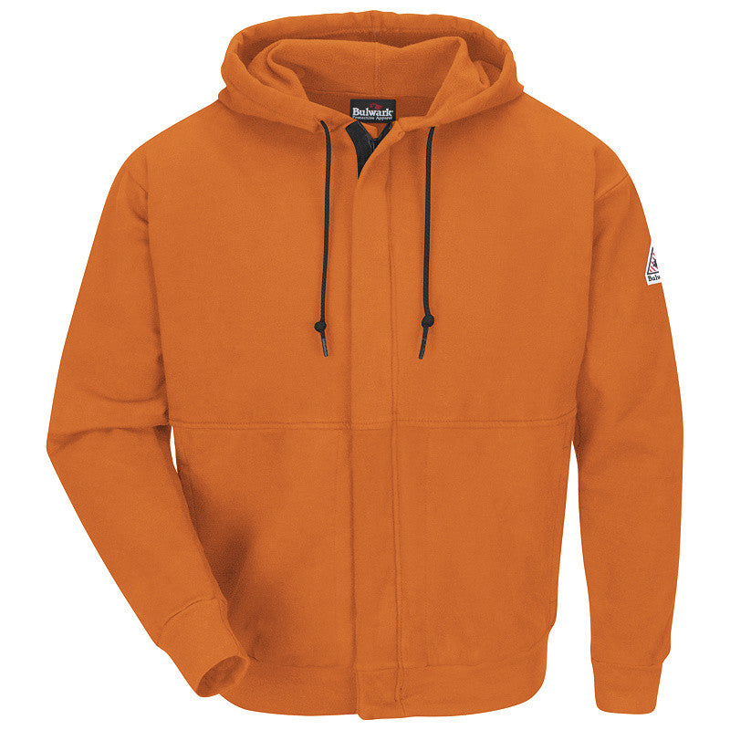 Bulwark - Zip-Front Hooded Fleece Sweatshirt-eSafety Supplies, Inc