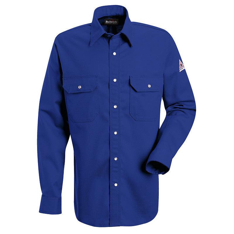 Bulwark - Snap-Front Uniform Shirt - EXCEL FR - 7 oz.-eSafety Supplies, Inc