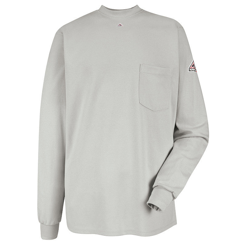 Bulwark - Long Sleeve Tagless T-Shirt - EXCEL FR-eSafety Supplies, Inc