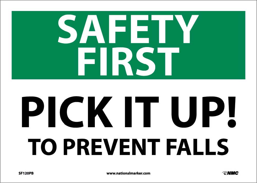 Safety First Pick It Up! To Prevent Falls-eSafety Supplies, Inc
