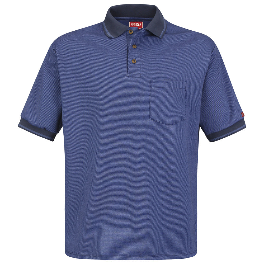 Red Kap Performance Knit® Twill Shirt SK52 - Navy / Medium Blue-eSafety Supplies, Inc