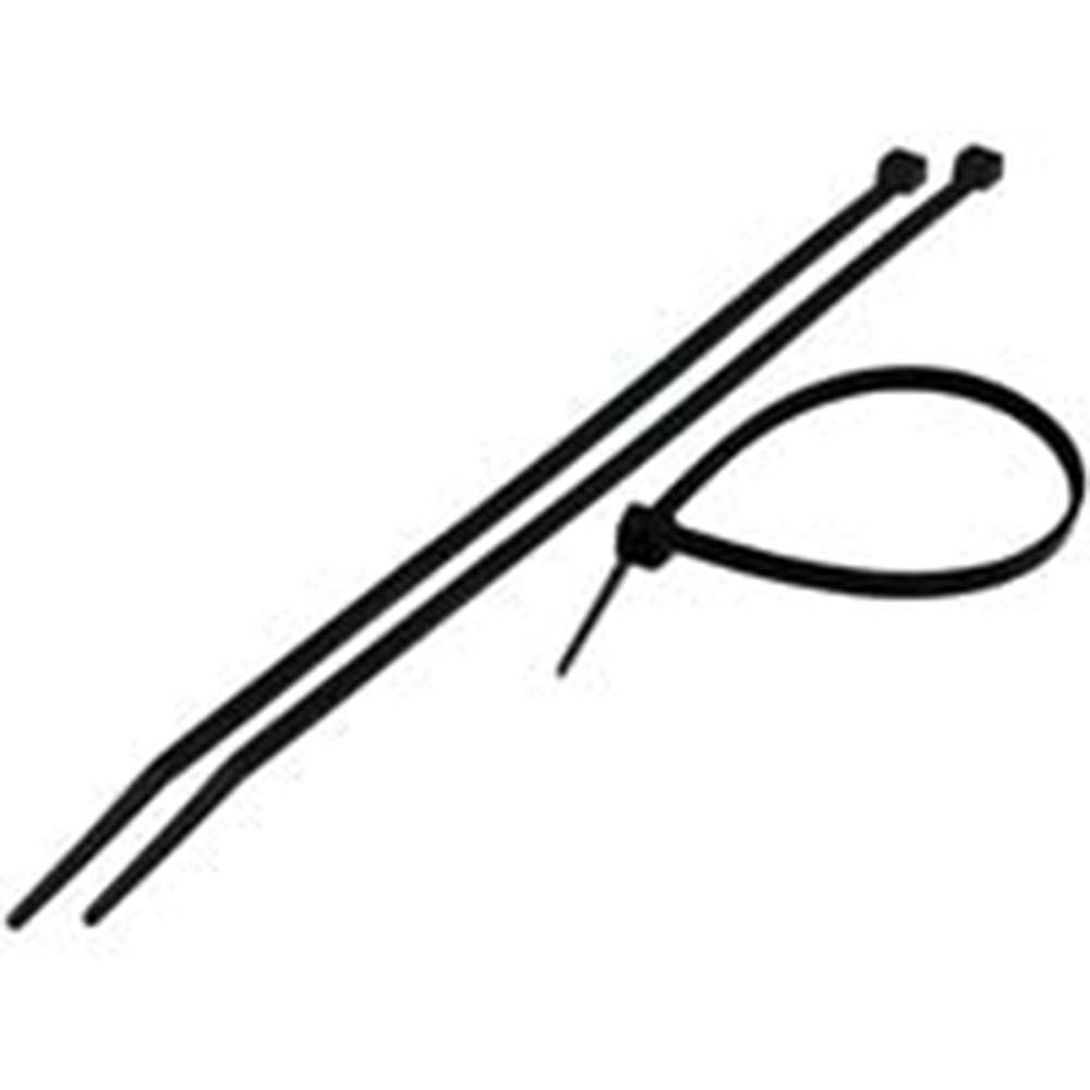 11" Black Cable Ties, Pk1000 - SLF11-eSafety Supplies, Inc