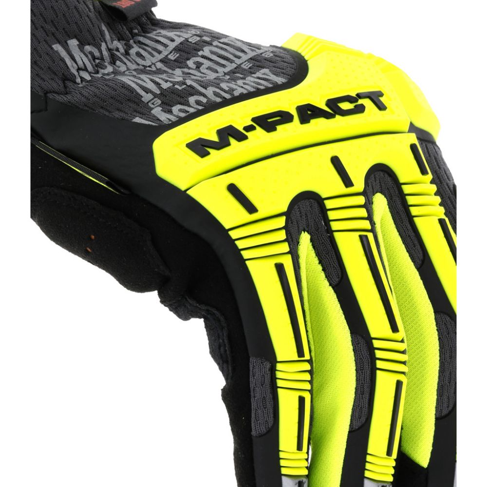 Mechanix Wear Hi-Viz M-Pact Open Cuff E5-eSafety Supplies, Inc