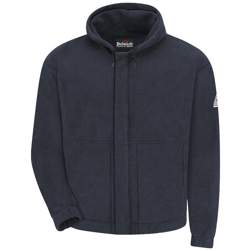 Bulwark - Zip-front Hooded Fleece Sweatshirt - Modacrylic blend-eSafety Supplies, Inc