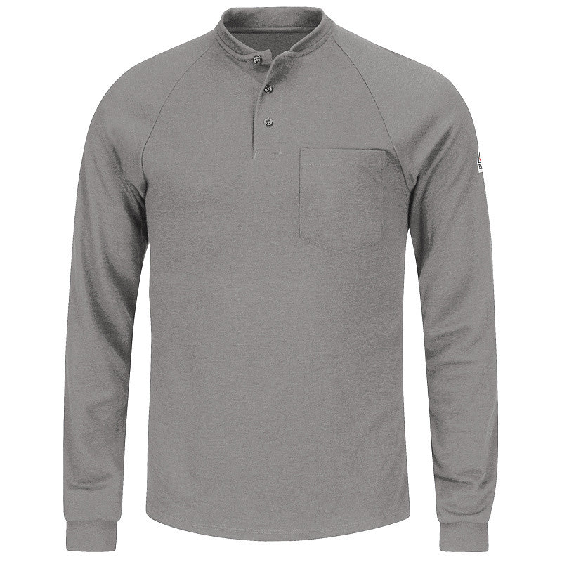 Bulwark - Long Sleeve Henley Shirt- CoolTouch2