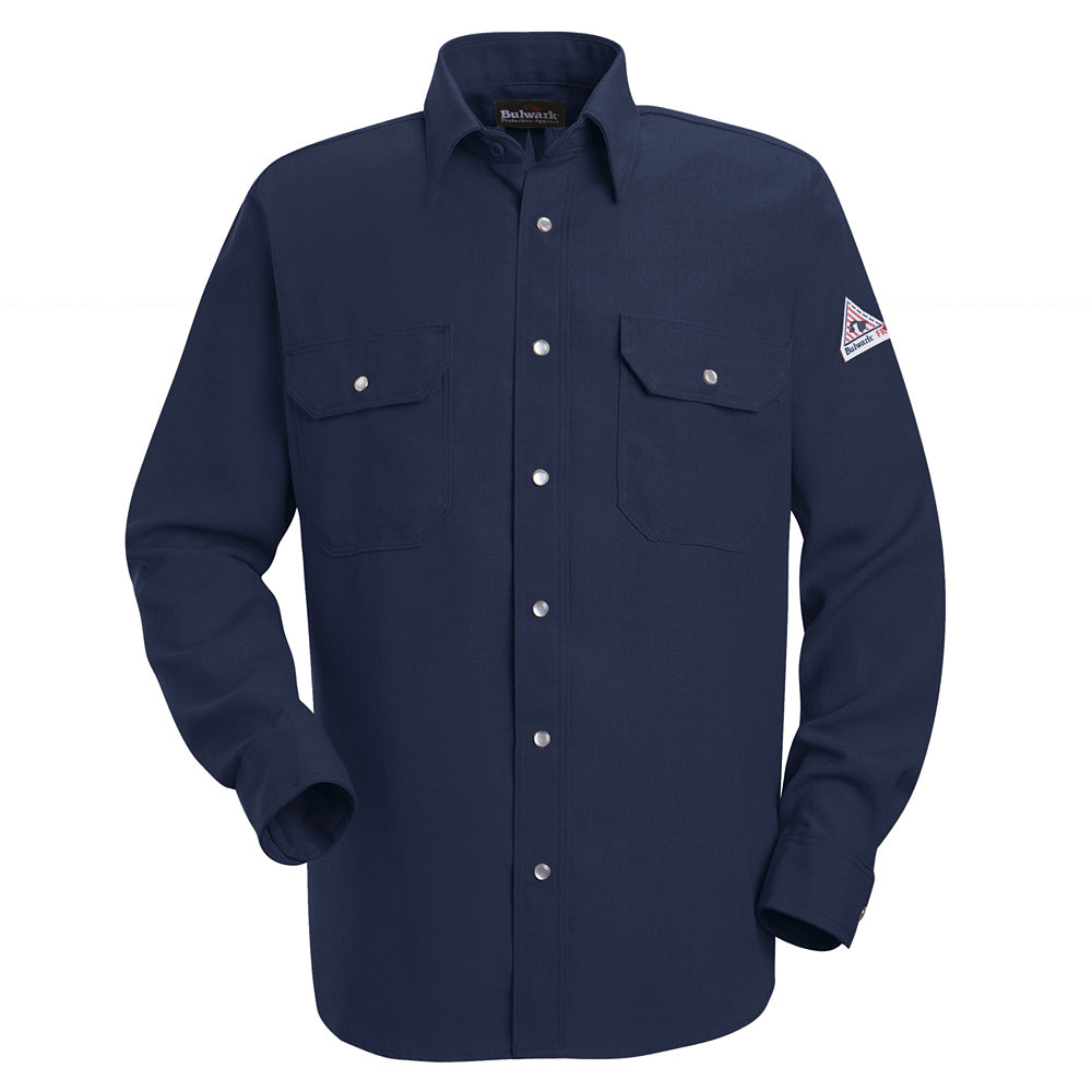 Bulwark Snap-Front Uniform Shirt - Nomex® IIIA - 4.5 oz.-eSafety Supplies, Inc