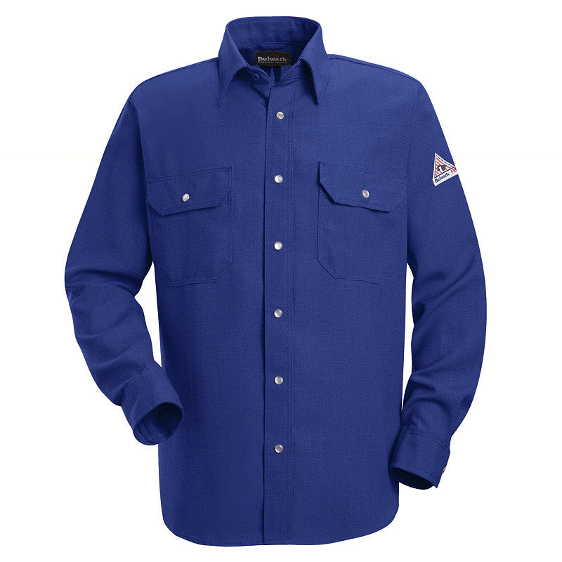 Bulwark - Snap-Front Uniform Shirt - Nomex IIIA - 6 oz.-eSafety Supplies, Inc