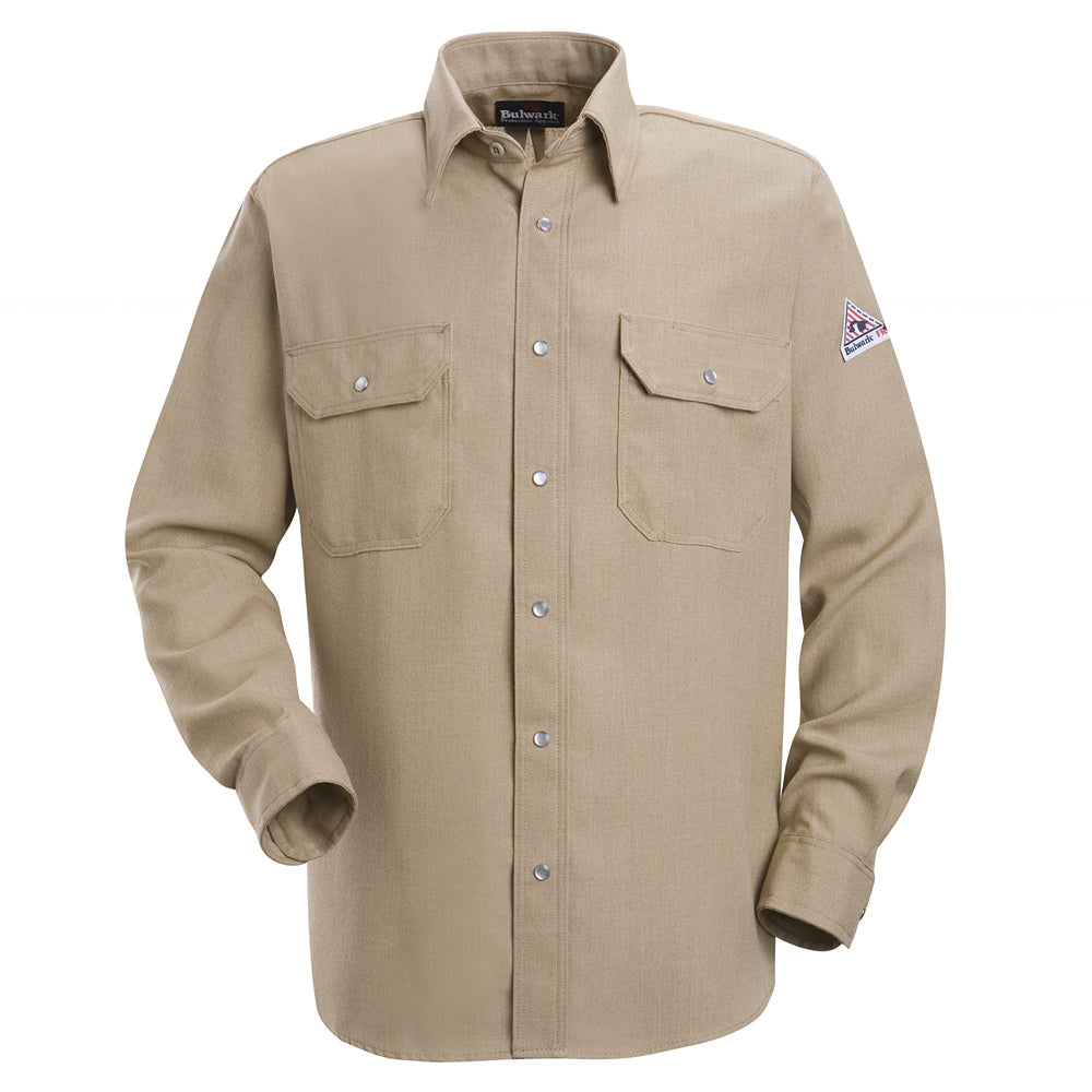 Bulwark Snap-Front Uniform Shirt - Nomex® IIIA - 6 oz.-eSafety Supplies, Inc