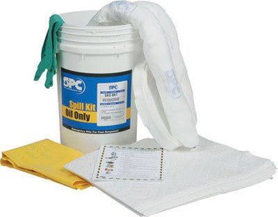 Brady 6 1/2 Gallon Oil Only Spill Bucket Kit-eSafety Supplies, Inc