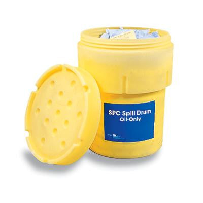 SPC Spill Kits 95 Gallon Overpack Spill Drums Oil Only-eSafety Supplies, Inc