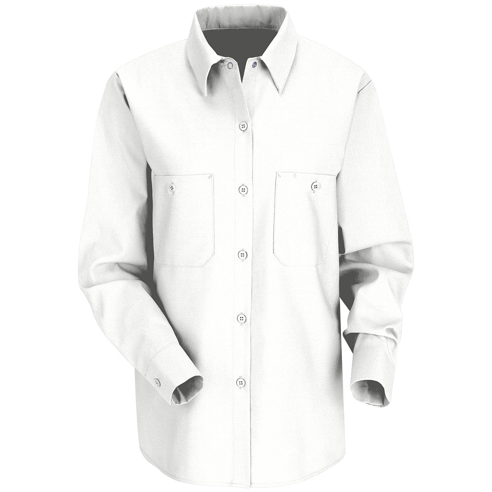 Red Kap Women's Industrial Work Shirt SP13 - White-eSafety Supplies, Inc