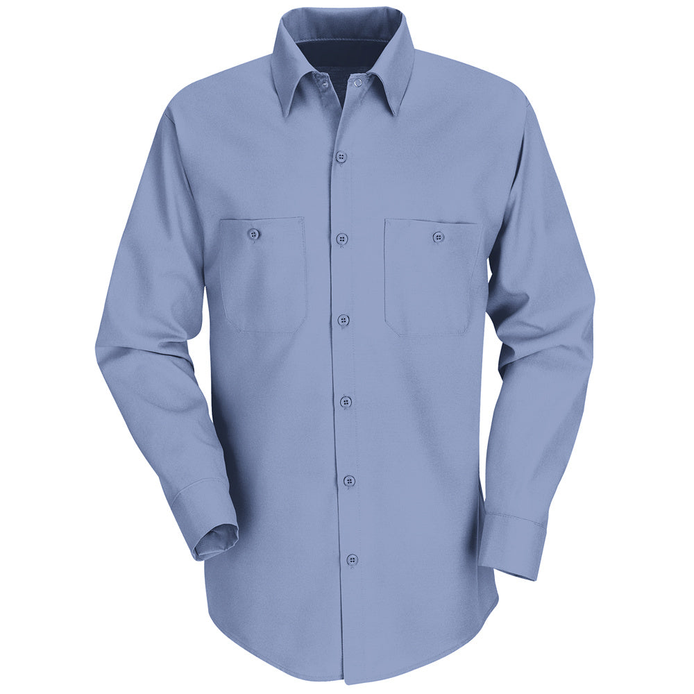 Red Kap Red Kap® Men’s Long-Sleeve Work Shirt  SP14 - Light Blue-eSafety Supplies, Inc