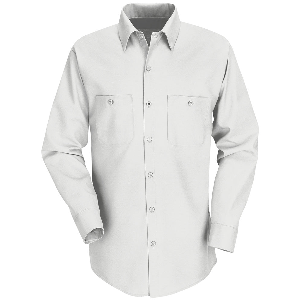 Red Kap Men's Industrial Work Shirt SP14 - White-eSafety Supplies, Inc