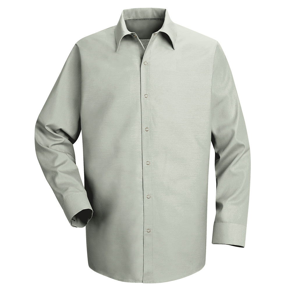 Red Kap Men's Specialized Pocketless Work Shirt SP16 - Light Grey-eSafety Supplies, Inc