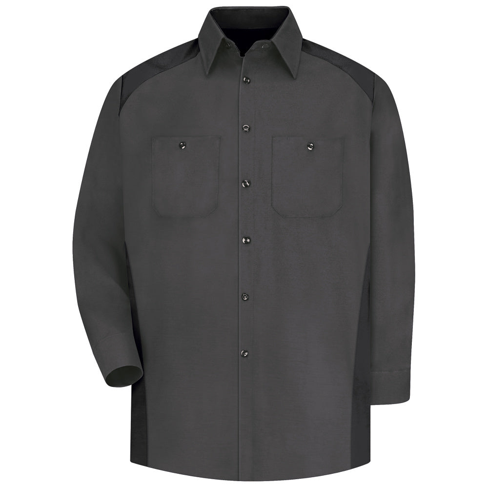 Red Kap Motorsports Shirt SP18 - Charcoal / Black-eSafety Supplies, Inc