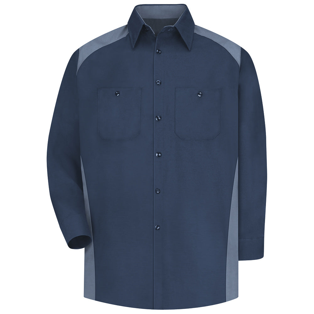 Red Kap Motorsports Shirt SP18 - Navy / Postman Blue-eSafety Supplies, Inc