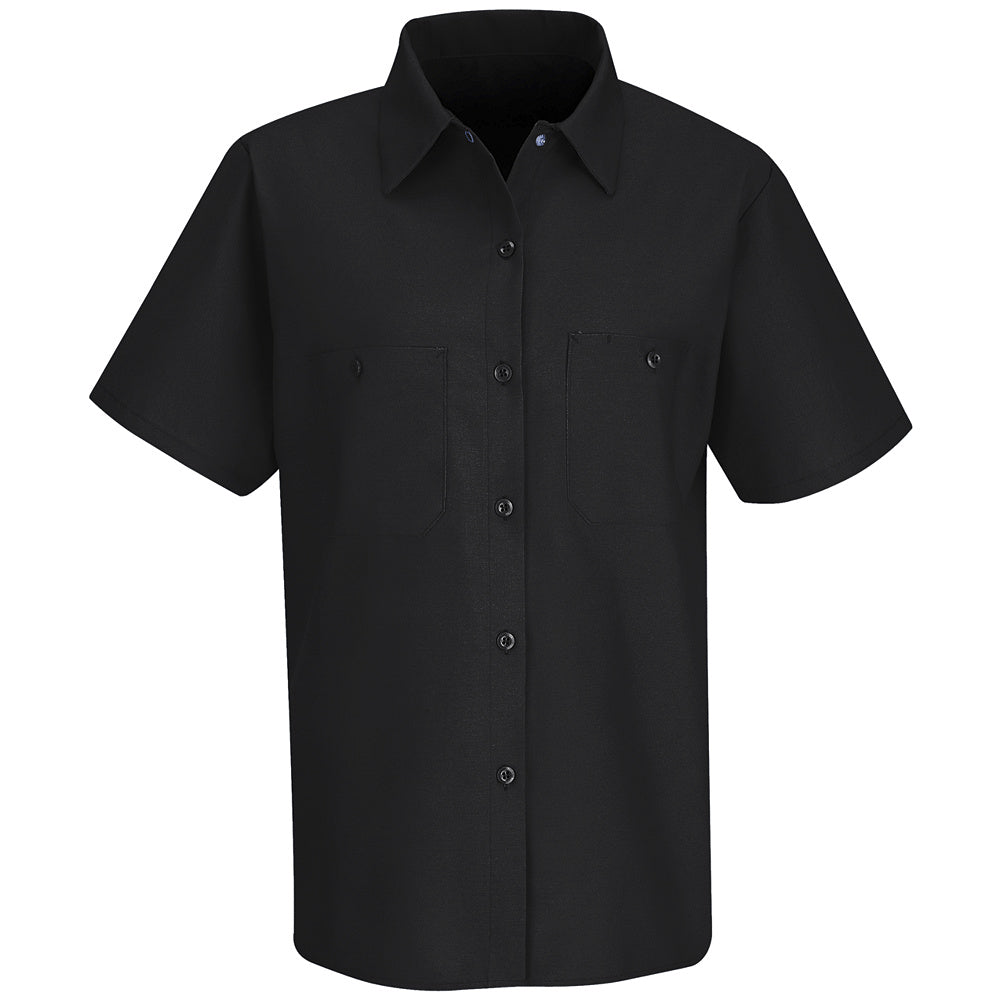 Red Kap Red Kap® Women's Short-Sleeve Work Shirt SP23 - Black-eSafety Supplies, Inc