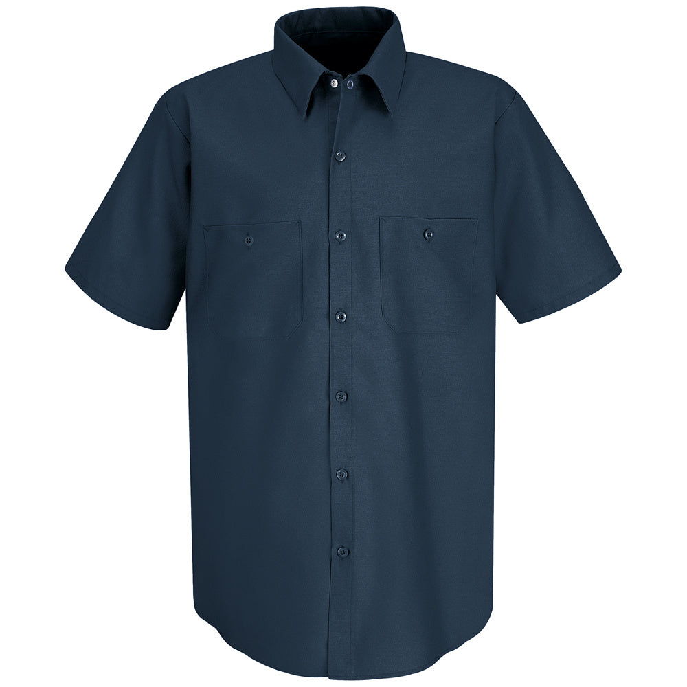 Red Kap Men's Industrial Work Shirt SP24 - Dark Blue-eSafety Supplies, Inc