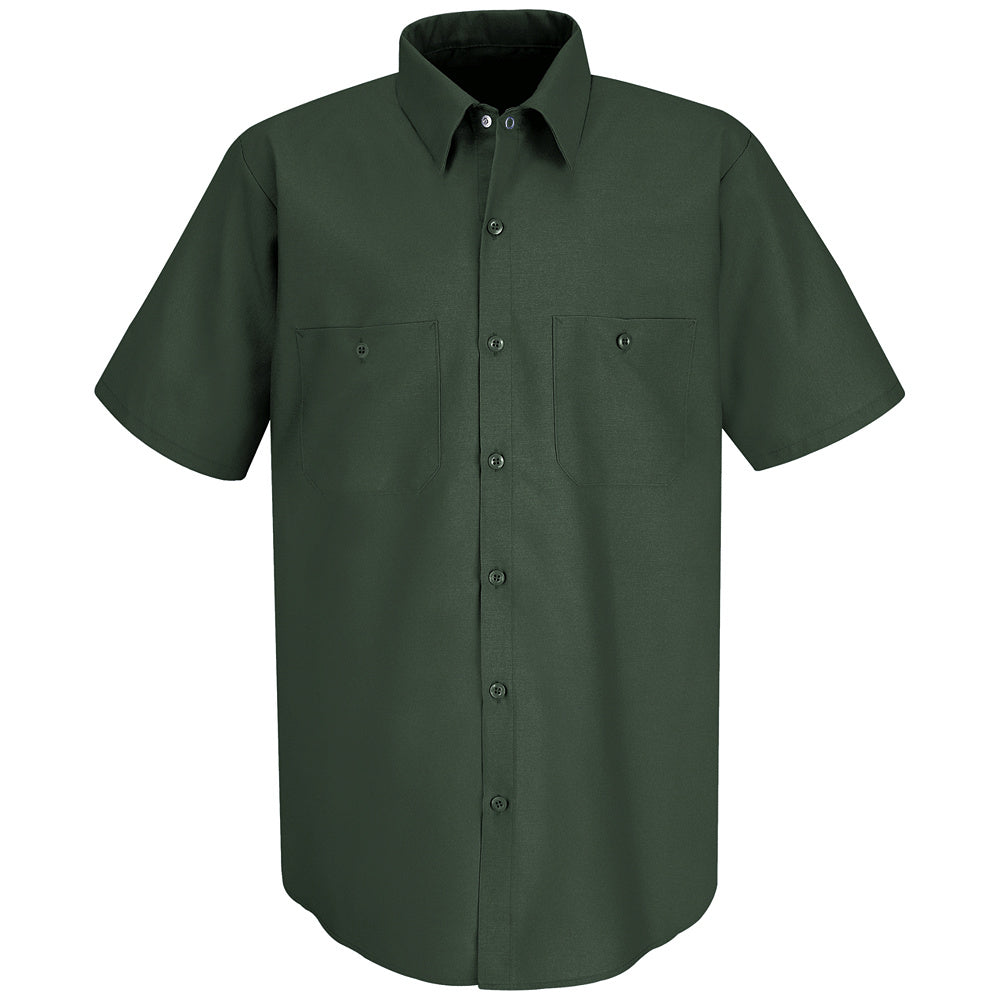 Red Kap Men's Industrial Work Shirt SP24 - Spruce Green-eSafety Supplies, Inc