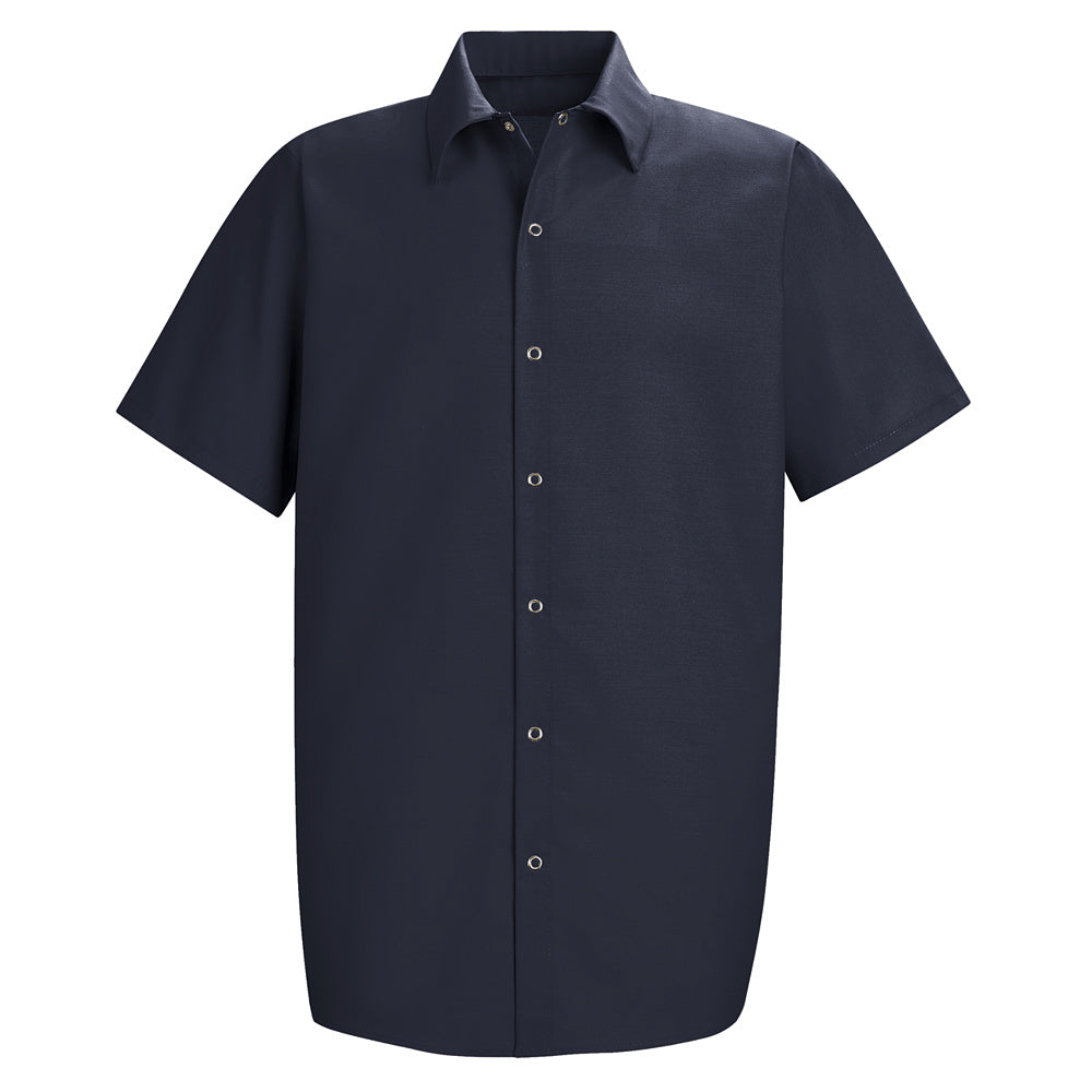 Red Kap Men's Specialized Pocketless Work Shirt SP26 - Navy-eSafety Supplies, Inc