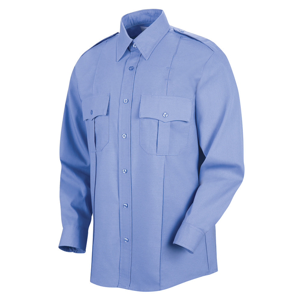 Horace Small Sentinel Upgraded Security Long Sleeve Shirt SP36MB - Medium Blue-eSafety Supplies, Inc
