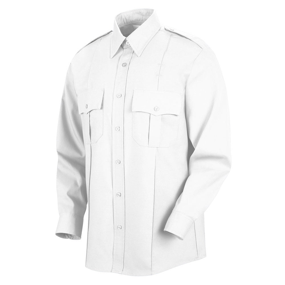Horace Small Sentinel Upgraded Security Long Sleeve Shirt SP36WH - White-eSafety Supplies, Inc