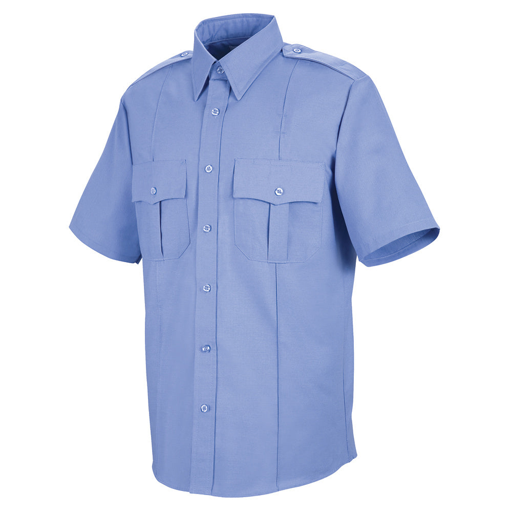 Horace Small Sentinel Upgraded Security Short Sleeve Shirt SP46MB - Medium Blue-eSafety Supplies, Inc