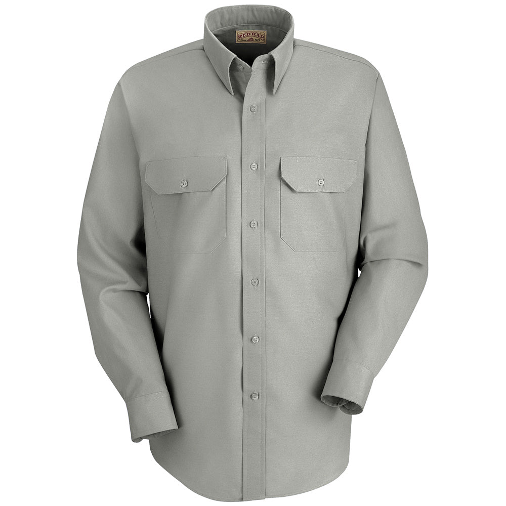 Red Kap Men's Solid Dress Uniform Shirt SP50 - Light Grey-eSafety Supplies, Inc