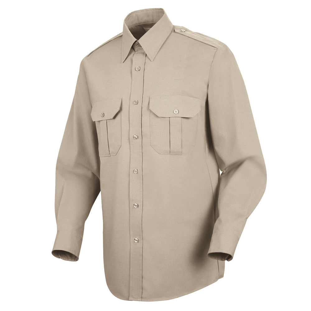 Horace Small Sentinel Basic Security Long Sleeve Shirt SP56KH - Khaki-eSafety Supplies, Inc
