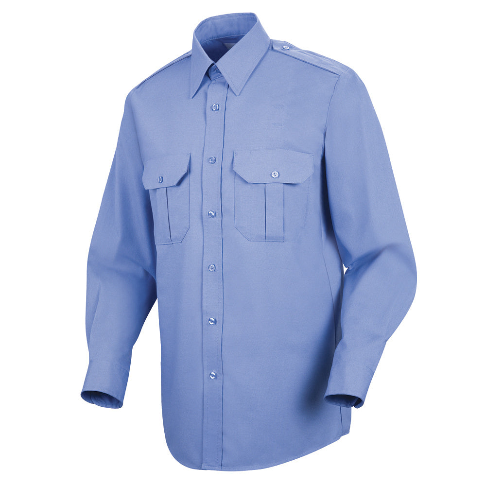 Horace Small Sentinel Basic Security Long Sleeve Shirt SP56MB - Medium Blue-eSafety Supplies, Inc