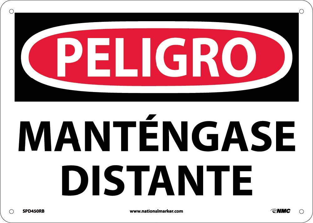 Danger Keep Off Sign - Spanish-eSafety Supplies, Inc