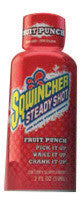 Sqwincher Steady Shot 2 Ounce Ready To Drink Bottle Fruit Punch Electrolyte Drink - 12-Pack-eSafety Supplies, Inc