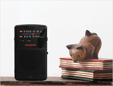 Sangean-FM / AM Hand-Held Receiver with Built-in Speaker