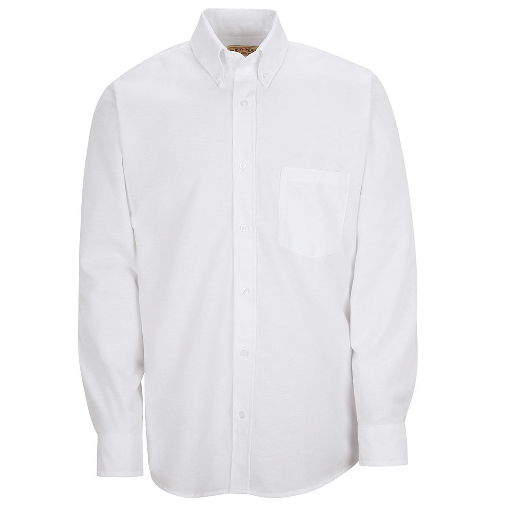 Red Kap Men's Executive Oxford Dress Shirt SR70 - White-eSafety Supplies, Inc