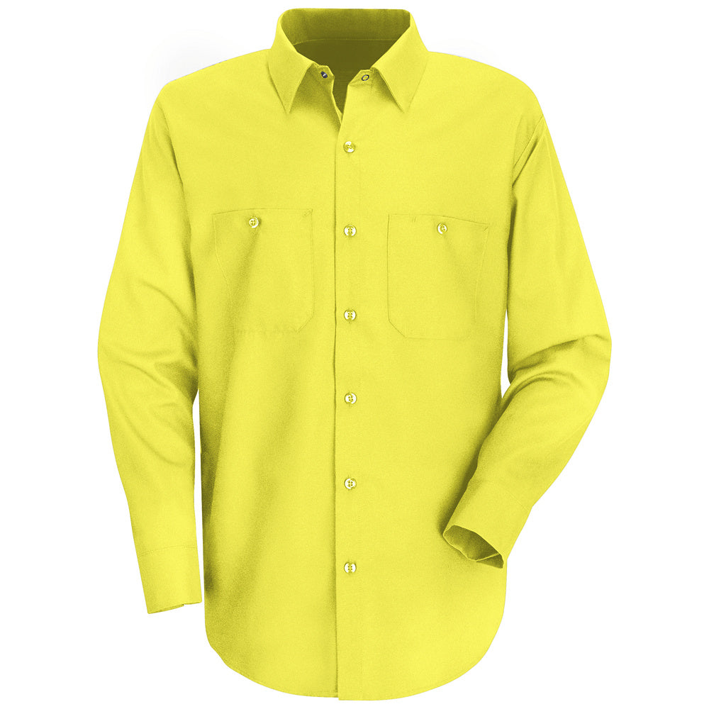 Red Kap Enhanced Visibility Work Shirt SS14 - Fluorescent Yellow / Green-eSafety Supplies, Inc