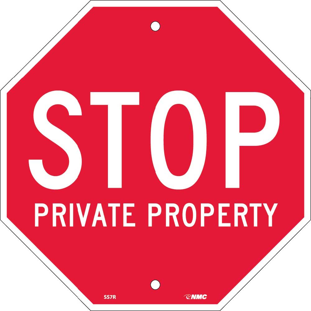 Stop Private Property Sign-eSafety Supplies, Inc