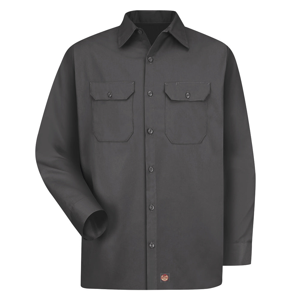Red Kap Men's Utility Uniform Shirt ST52 - Charcoal-eSafety Supplies, Inc