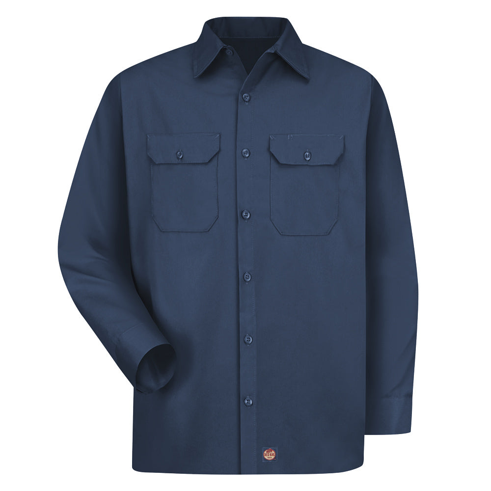 Red Kap Men's Utility Uniform Shirt ST52 - Navy-eSafety Supplies, Inc