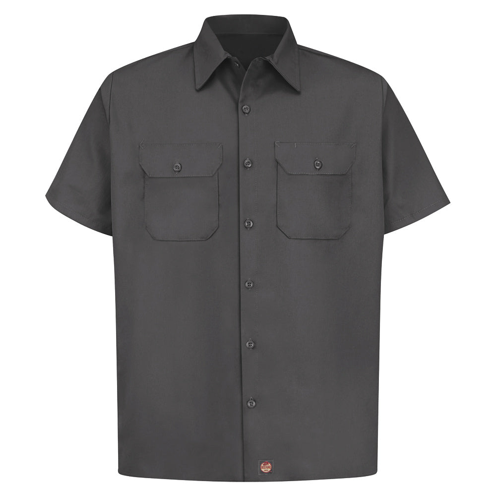 Red Kap Men's Utility Uniform Shirt ST62 - Charcoal-eSafety Supplies, Inc