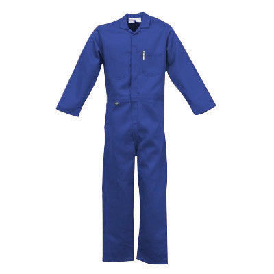 Stanco Medium Royal Blue 4.5 Ounce Nomex IIIA Flame Retardant Coverall With Front Zipper Closure And Elastic Waistband-eSafety Supplies, Inc