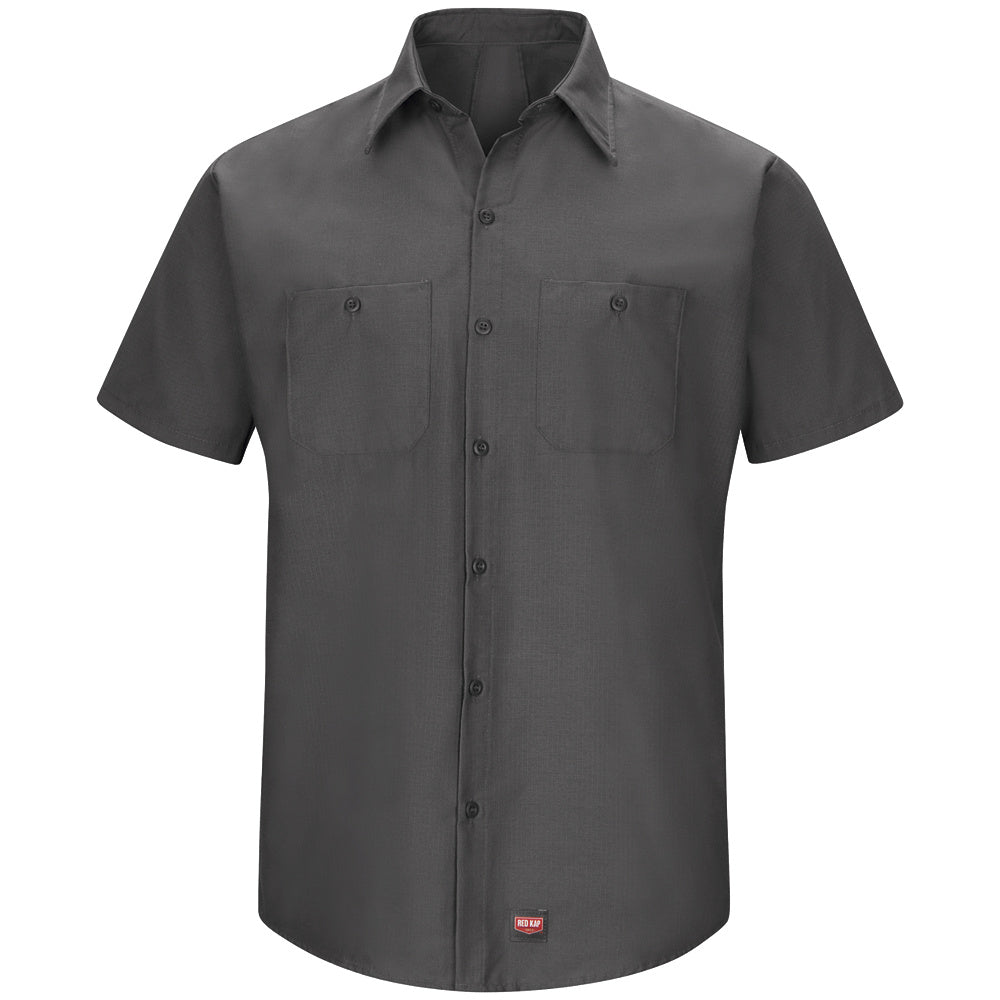 Red Kap Men's MIMIX™ Short Sleeve Work Shirt SX20 - Charcoal-eSafety Supplies, Inc