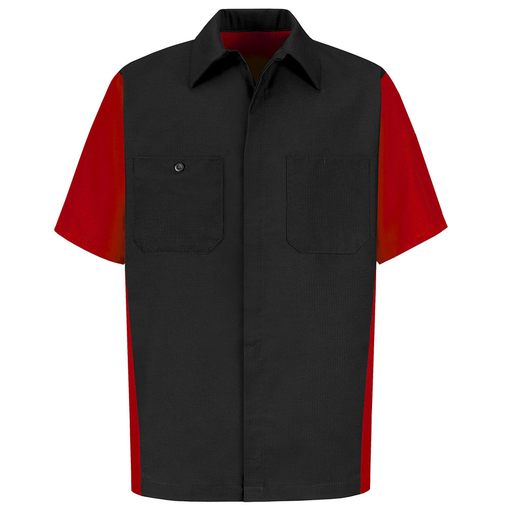 Red Kap Crew Shirt SY20 - Black / Red-eSafety Supplies, Inc